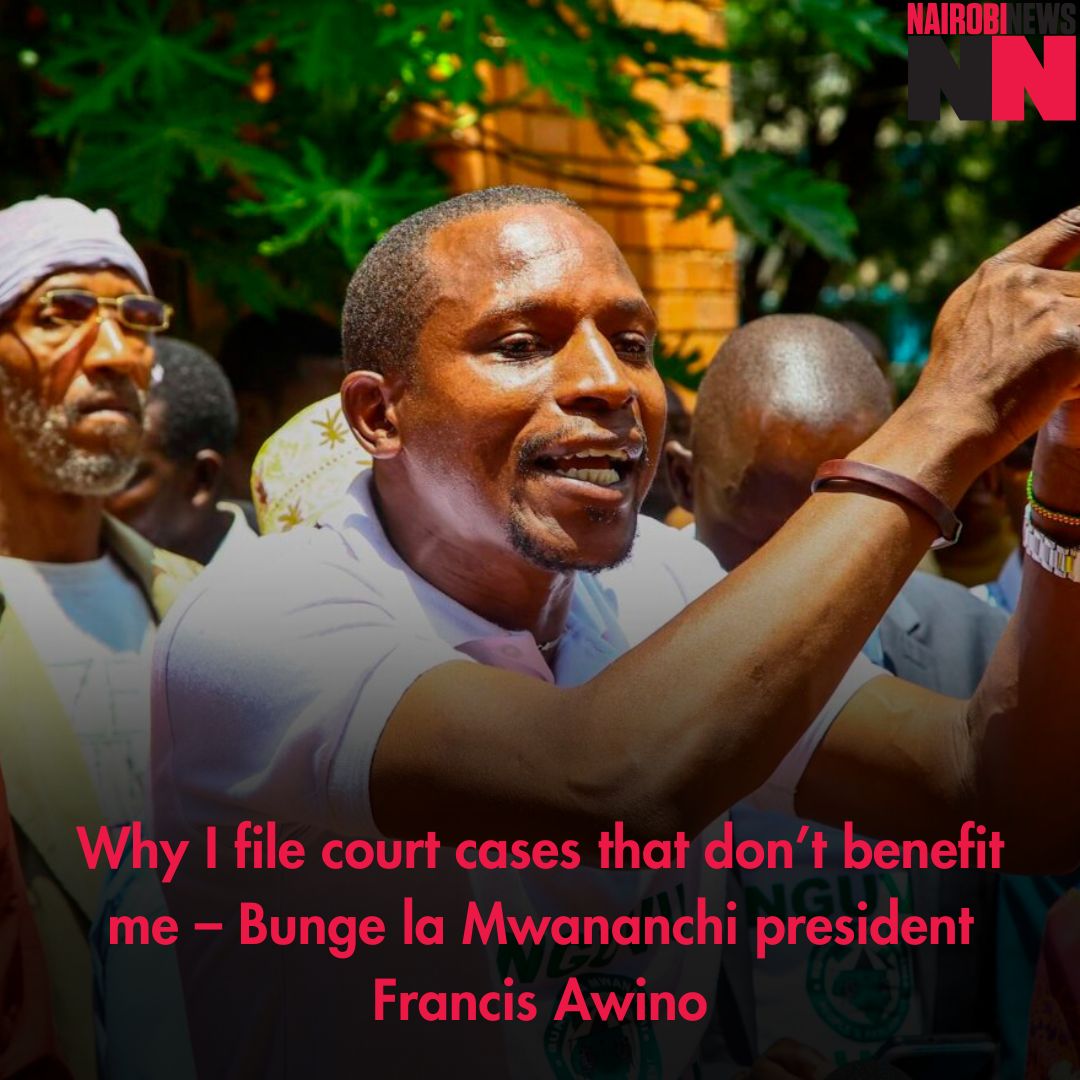 Francis Awino, the president of Bunge la Mwananchi, has shed light on the complicated process he goes through as an activist to file a petition in court. Read more: nairobinews.nation.africa/why-i-file-cou…