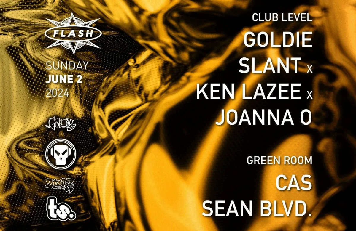 CasMusicUs's tweet photo. THIS SUNDAY @ FLASH WASHINGTON, DC Join me in supporting the DnB innovator Goldie. Excited to be supporting the house room for this event.

#cas #house #housemusic #jackinhouse #funkyhouse #dnb #flashclubdc https://t.co/6y5ax5c6LG
