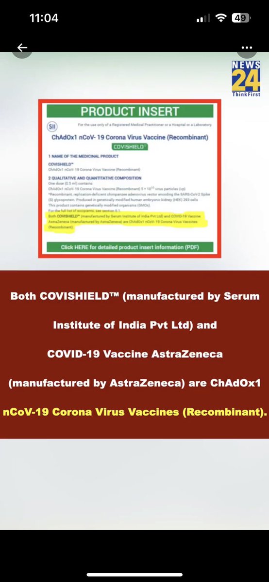 Don’t forget who helped WHO !

Covishield = AstraZeneca
