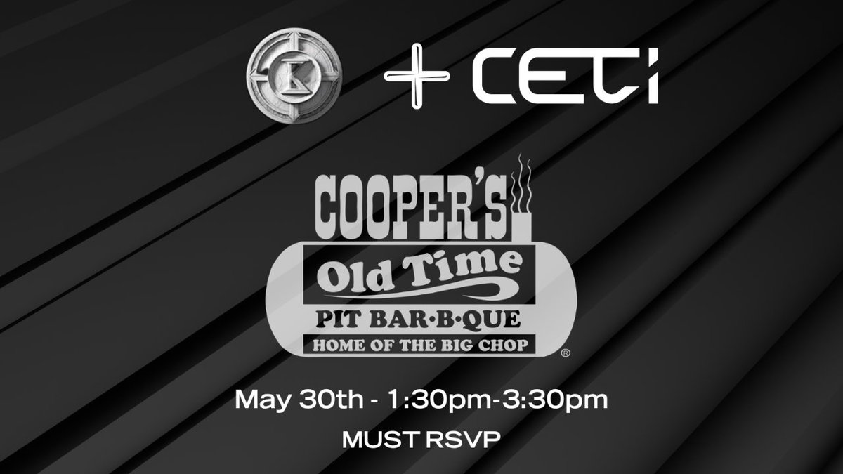 REMINDER! 🔥 Join $CETI AI & @RokoNetwork at @consensus2024  🔥 Get ready for insightful discussions on decentralized AI, networking, and world-famous BBQ at @coopersbbqatx 🍖🌐 📅 May 30th | 🕒 1:30pm CDT RSVP:🔗 lu.ma/yzk92def #Consensus2024 #DecentralizedAI