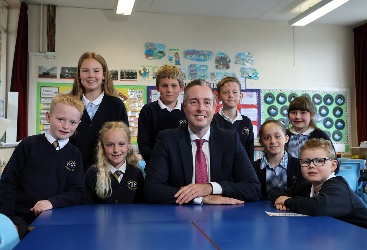 Education Minister, @paulgivan, has announced capital funding allocations for 2024-25. The Minister secured an additional £80million of capital funding for education this year, which will allow fifteen important new build and extension and refurbishment projects for schools from