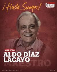 💥28 Mayo 2022: Pasó a otro plano de vida el Dr. Aldo Díaz Lacayo, historiador, intelectual y editor. Dejó un legado inmenso, “a través de sus múltiples voces y enseñanzas, como testimonio indeclinable de fe en el porvenir”.   @QuenriM @DrSuazo915 #UnidosEnVictorias Nicaragua
