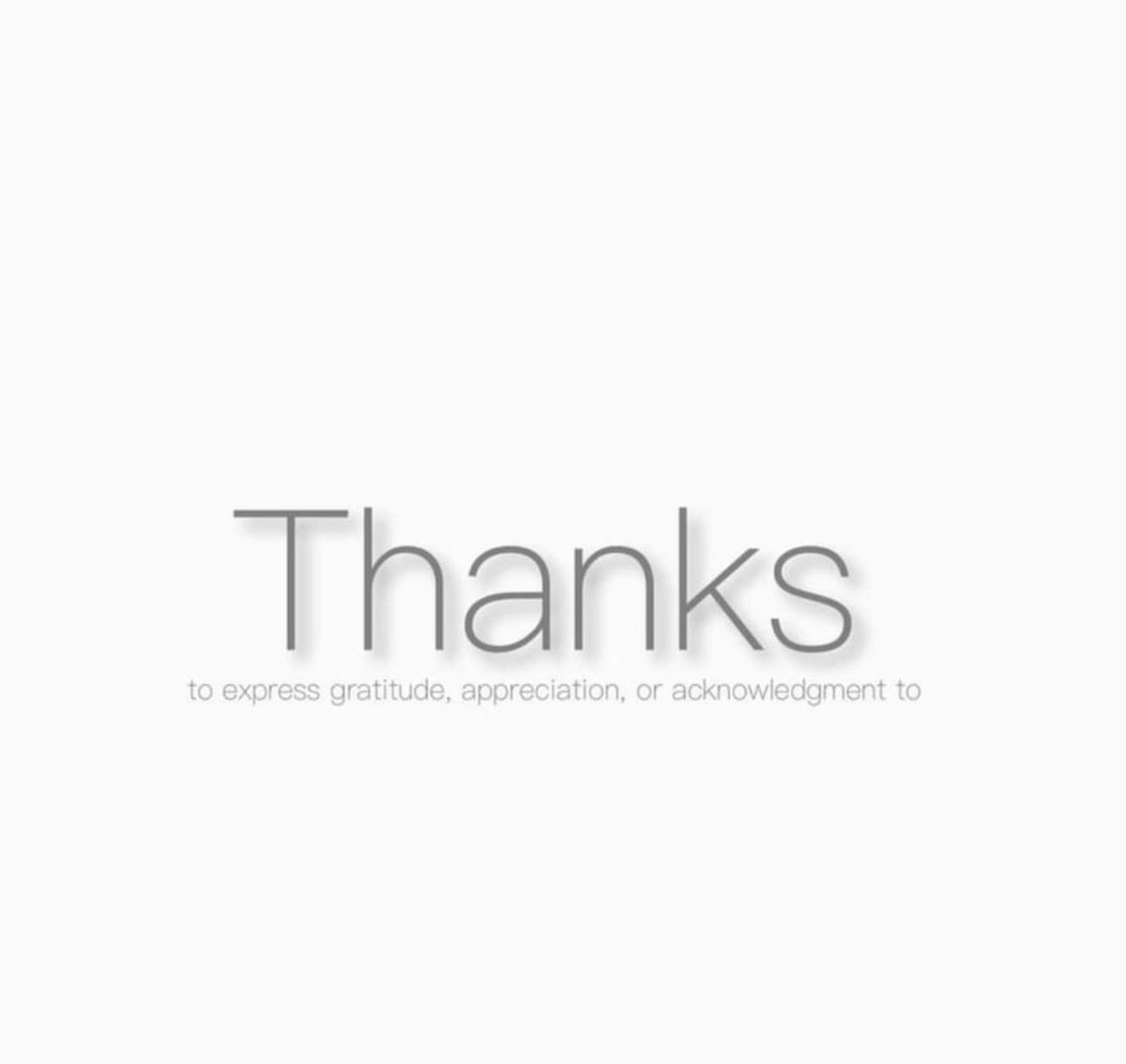 'Thanks' #wordoftheday #words #saying #wordsandsayings #life #message #realtalk #motivation #inspiration #inspirational #wordsdaily #wordsandmeanings #fyp