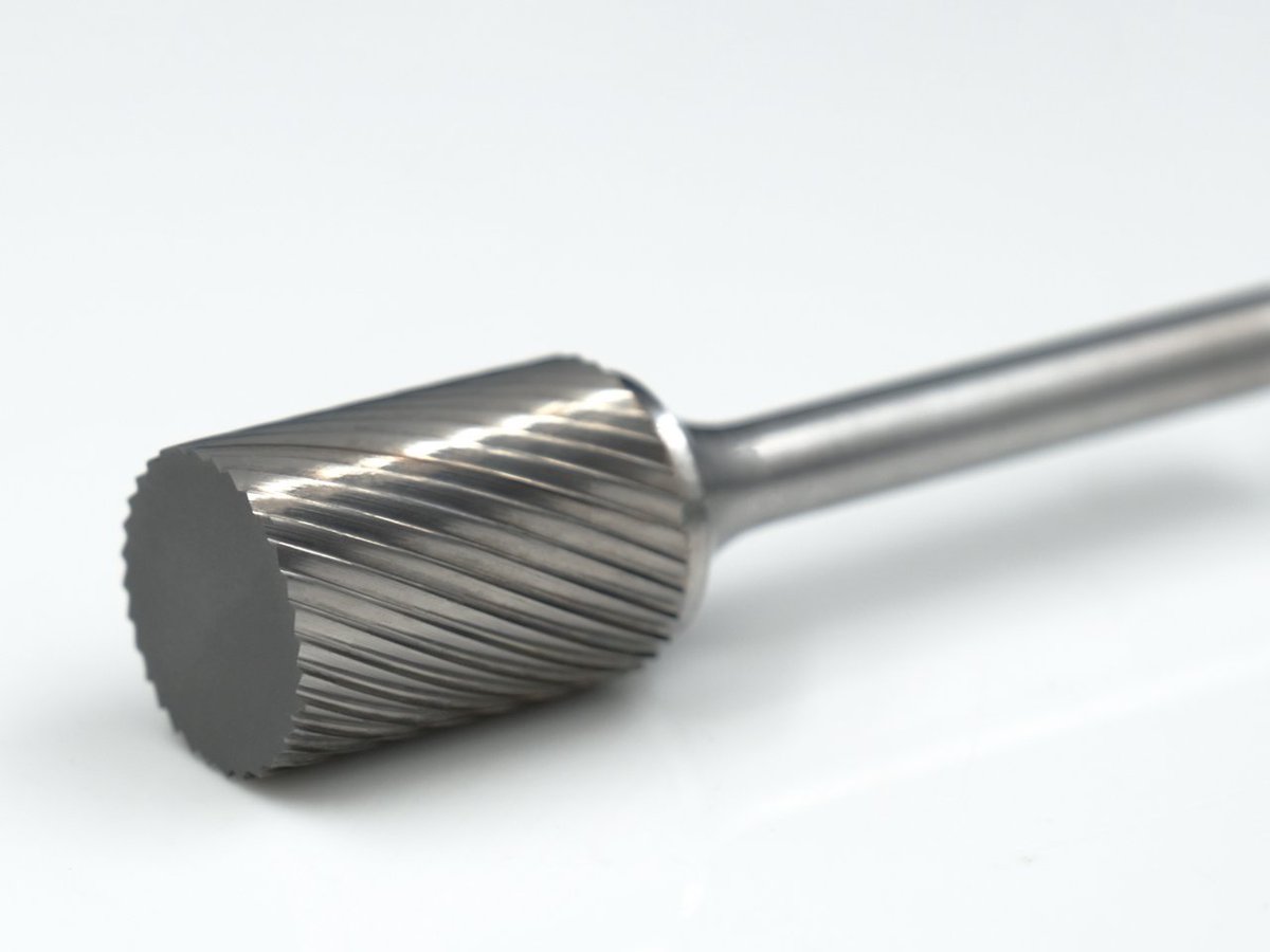 With no end cut, Series 310A is best used for enlarging holes or creating straight-sided cuts. This cylinder shape solid carbide burr can be made with single, double or aluma cut for different applications. Learn more at bit.ly/3wMBFah. #CustomComesStandard #MadeInTheUSA