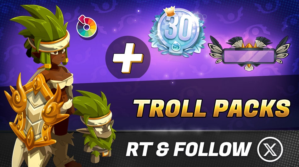 😈 Awaken your inner beast with the Troll Packs! RT+Follow for a chance to win an Expert Troll Pack!

🔗 link.ankama.com/kakw0eo