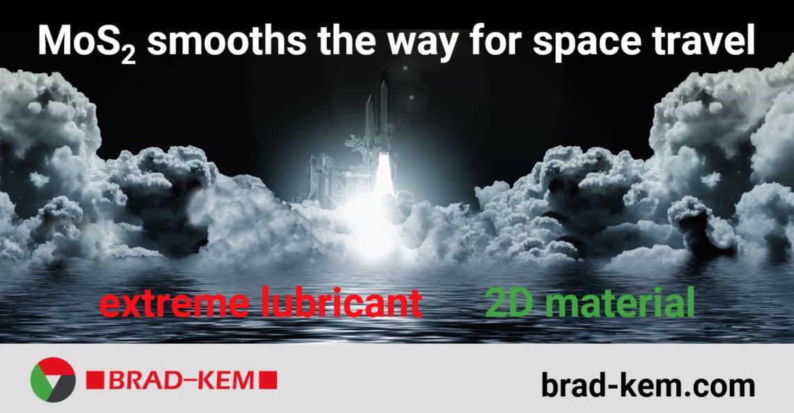 #MolybdenumDisulphide is one of the most common #lubricant coatings for the #SpaceIndustry.

MoS2:
🚀 offers excellent #ThermalStability
🚀 ideal for #ExtremeConditions and #LowPressureAtmosphere

Call us: +31 168 745 002

brad-kem.com/moly-grease-ad…