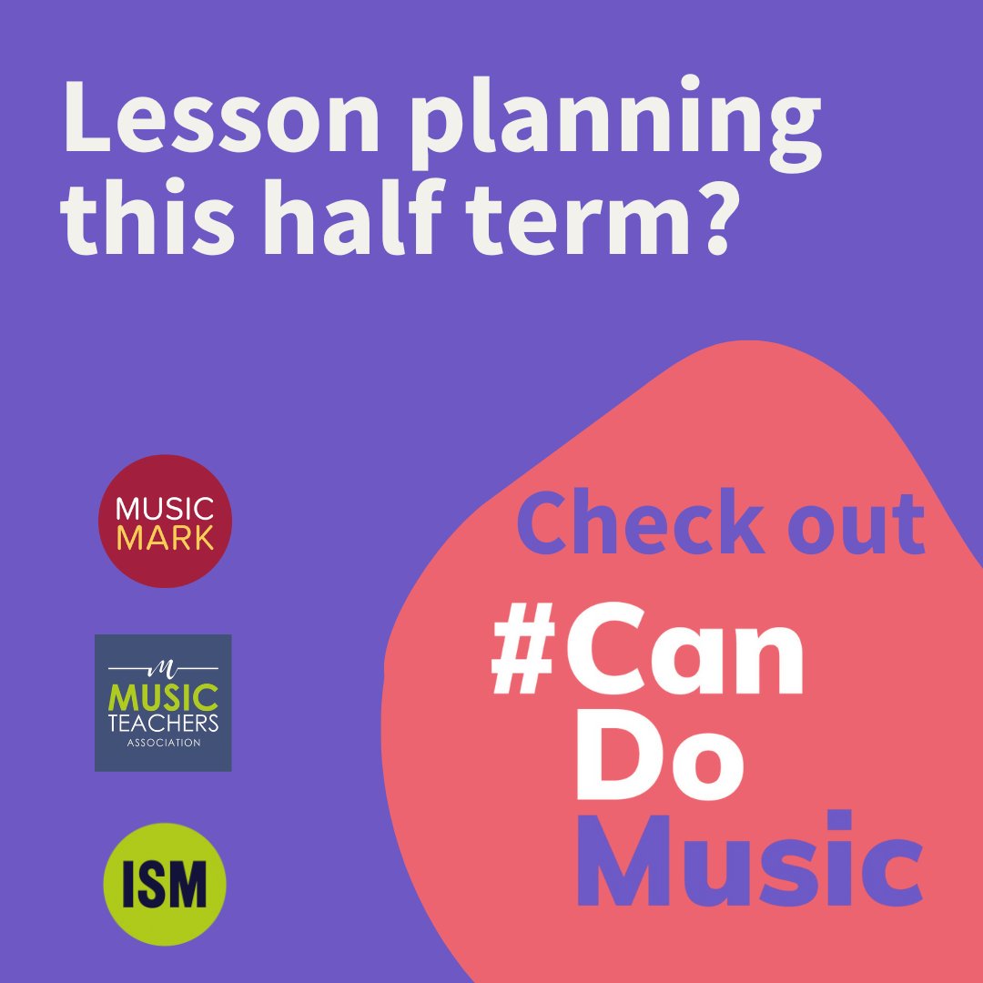 📣 Calling all teachers! 📣 If you're catching up on some lesson planning this half term, check out the blogs and resources over on #CanDoMusic for inspiration and support! Many are available in audio form, so you can listen as you plan 🎧 🔗Take a look: candomusic.org