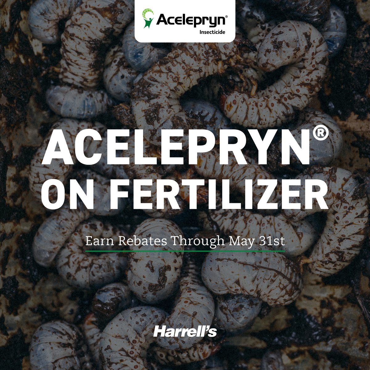 Earning additional rebates is another of the many benefits of purchasing POLYON® fertilizer sparged with Acelepryn® Insecticide. Talk to your Harrell's Rep for more info! harrells.com/Sales
