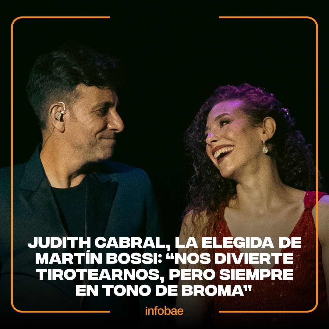 Judith Cabral, la elegida de Martín Bossi: “Nos divierte tirotearnos, pero siempre en tono de broma” infob.ae/3V2mr9p