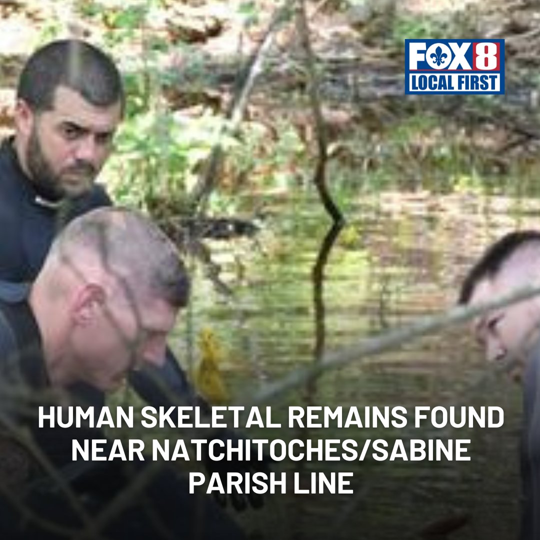 The Natchitoches Parish Sheriff’s Office says the discovery was a joint effort between them and the Sabine Parish Sheriff’s Office>>bit.ly/3VfxkGc