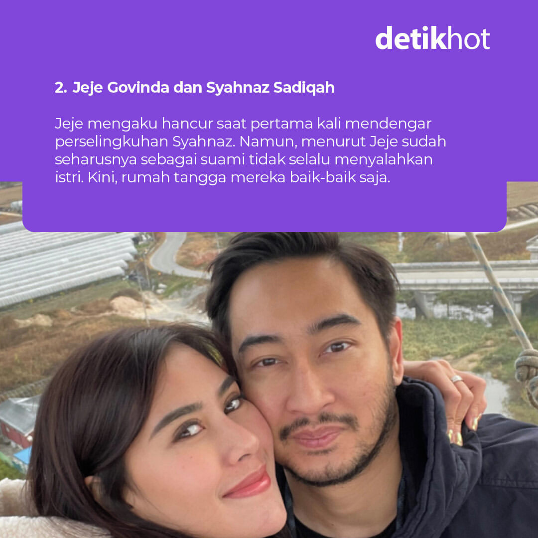 detikhot's tweet image. Dalam setiap pernikahan pasti ada ujian yang akan dihadapi ya detikers.⁣
⁣
Seperti 4 pasangan selebritas ini yang mengalami masa-masa kritis dalam rumah tangga mereka.

#Syahnaz #Jeje #RendyKjaernett #IndraBekti #ArmandMaulana #SelebritiIndonesia #rumahtanggaartis #detikPop