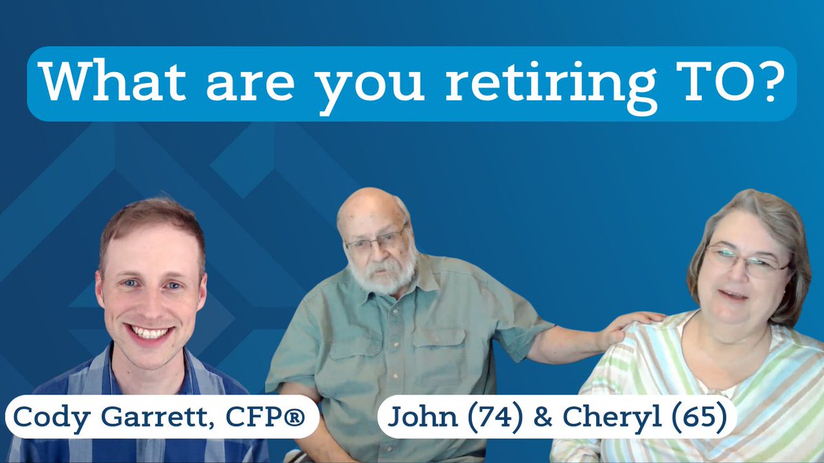 Watch a REAL financial planning meeting with Cheryl (65) and John (74), one of the sweetest couples you'll meet! • They've been married for 42 years, saving and investing with frugality along the way. • They become 'automatic' millionaires by investing 6% (+3% employer match)