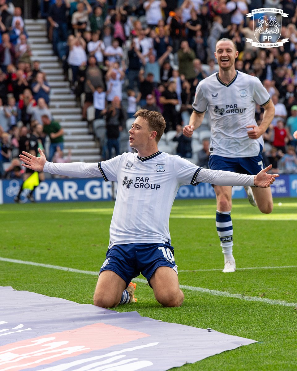 How to announce yourself to the Town End, by Mads Frøkjær. 🤷‍♂️🇩🇰 #pnefc