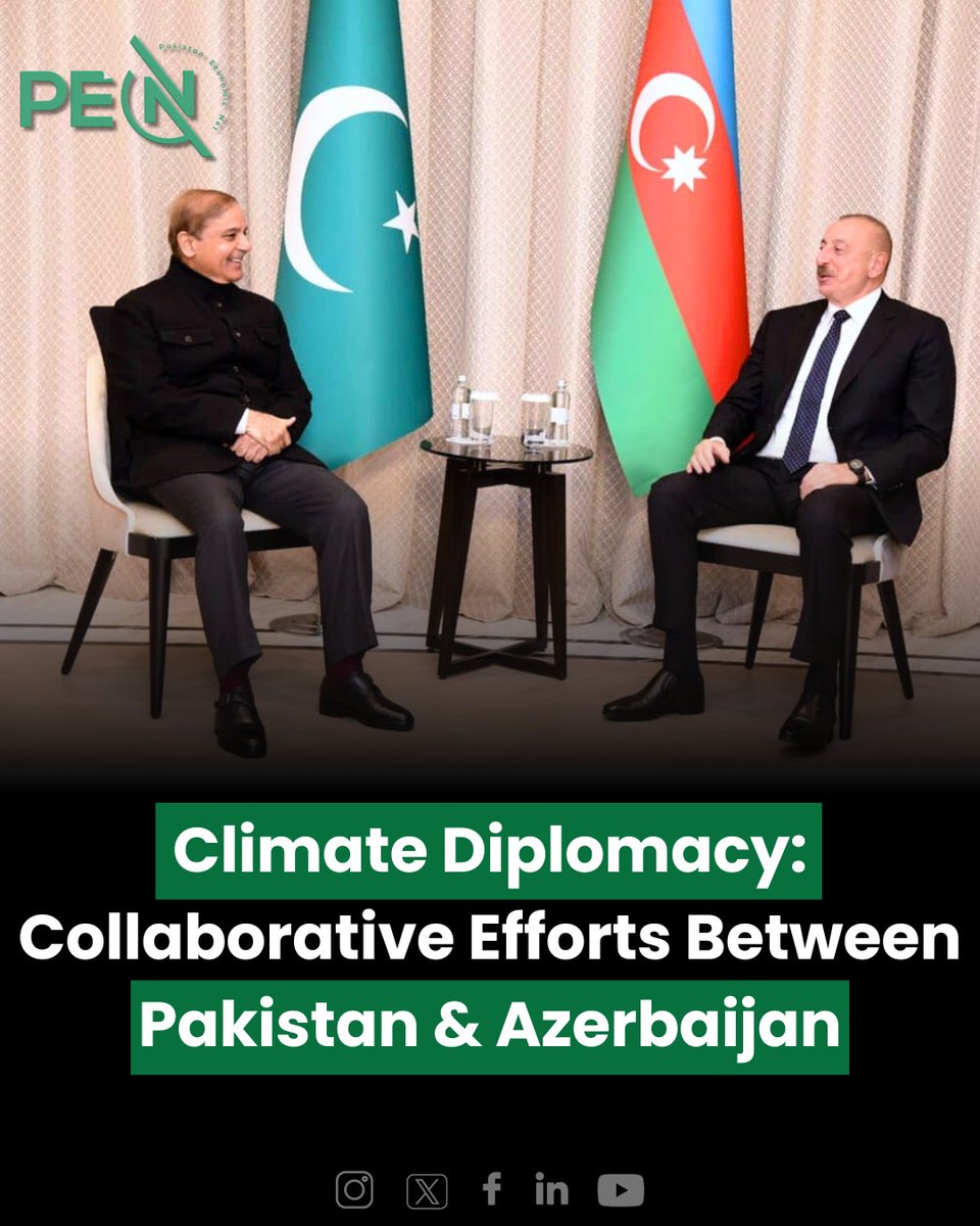 🇵🇰🇦🇿Climate Diplomacy: Collaborative Efforts between Pakistan & Azerbaijan pakeconet.com.pk/story/117973/c… #COP29 #cop28uae #Pakistan #climatechange