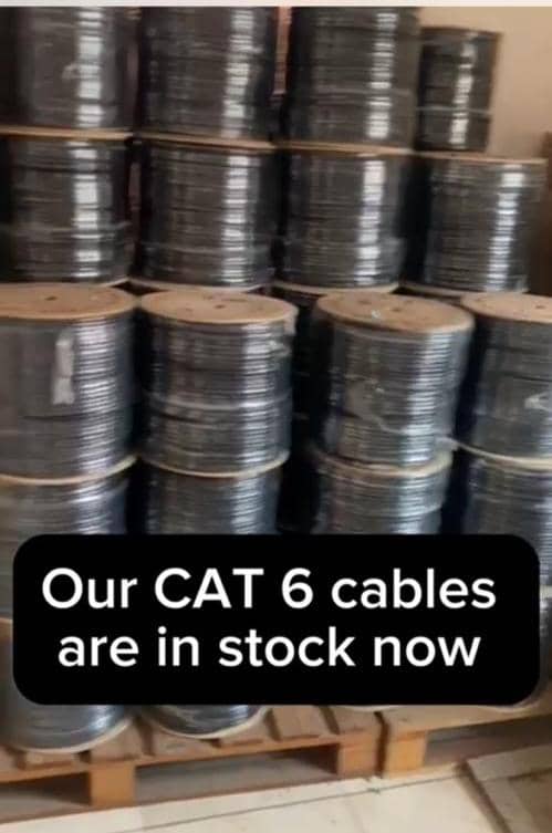 OUTDOOR CAT6 CABLE.

1. It's durable and weather resistant

2. It has the ability to withstand extreme temperatures and environmental conditions.

3. It has High-speed data transmission.

4. We offer competitive pricing with warranties and support services.
<a href="/rhebuch/">Rhebuch</a> <a href="/oyin4tosin/">Oluwatosin</a>
