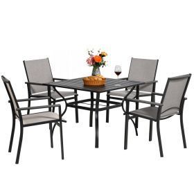Enhance your open-air dining experience with the Patio Dining Set available at sunlitbackyardoasis.com. Indulge in your meals with elegance using this premium outdoor furniture. #patiodining #outdoorfurniture
