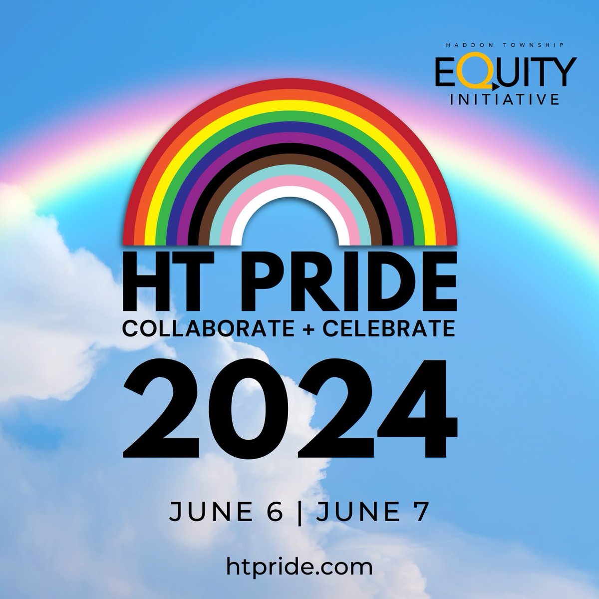 HT Pride Parade + Events returns NEXT WEEK 🏳️‍🌈🎉

Join us as we paint the town with rainbows and revel in the spirit of #HTPride in 2024!

Discover the events, activities, performers, sponsors, and find resources: htpride.com

#HTPride #HaddonTwp #Parade #LoveisLove