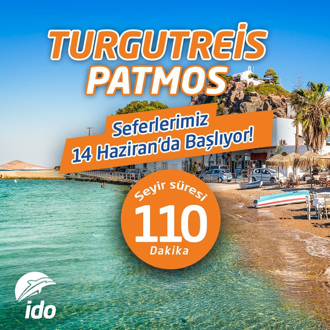 idokurumsal's tweet photo. İDO’yla Turgutreis’ten Patmos’a gitmeyen kalmasın.🌊 

İlk seferimiz 14 Haziran 2024’te 🛳️  

Biletler için https://t.co/VBUqAYFvAi sitesini ziyaret etmeyi unutma! 

#İDO #İDOEgeAdalarında #Patmos #Turgutreis #seferler https://t.co/uau2UOXFC9