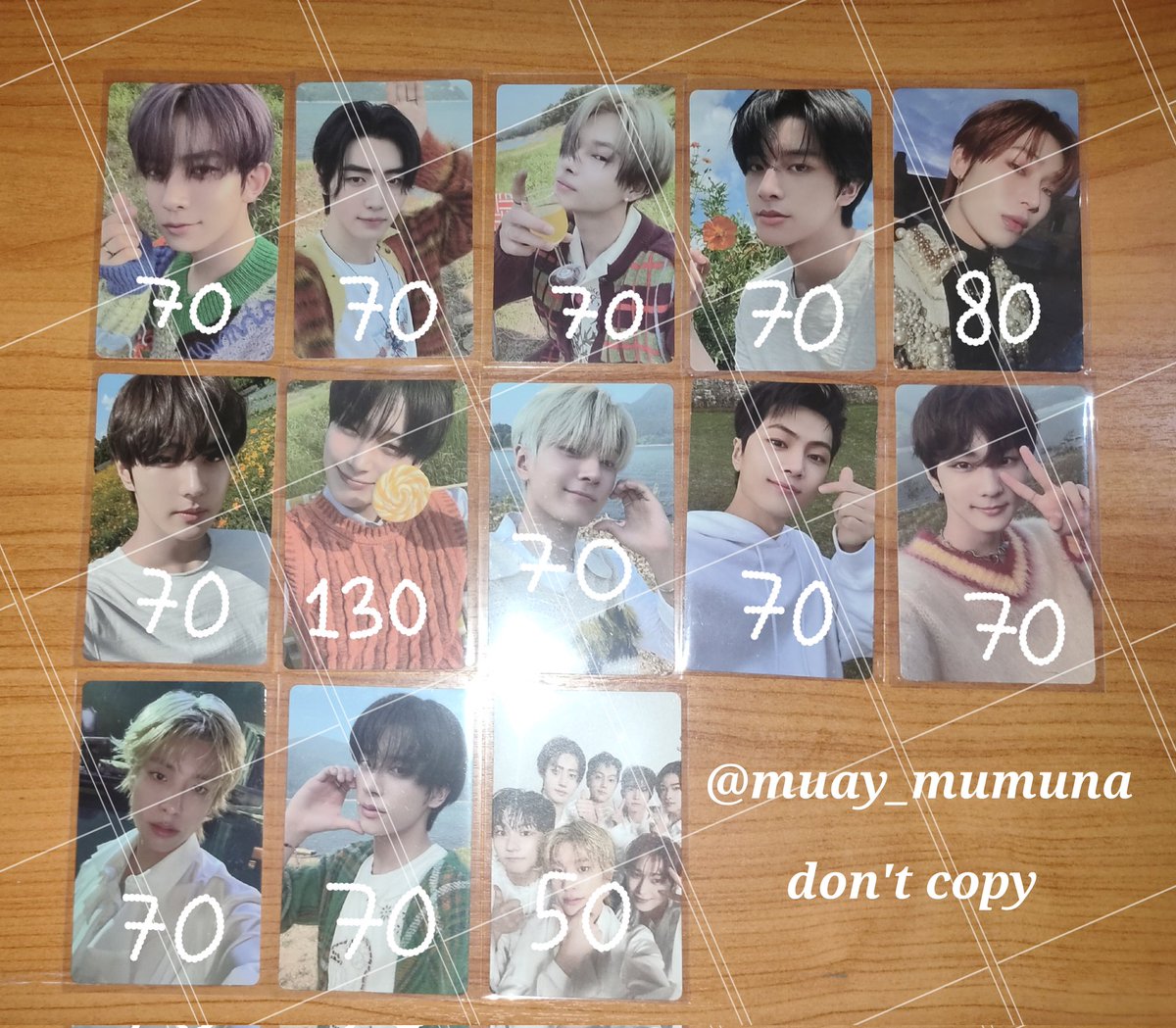 WTS/ enhypen pc

ใบ70฿ ไม่รส.✅ ใบ50 ส่งฟรี 
(รับคู่ใบ70฿ รส.)

ซอนอู 130,80 รส.✅

#ENHYPEN #ENHYPlanForTheDay
#ตลาดนัดเอนจีน #ตลาดนัดเอนไก่ #ตลาดนัดเอนไฮเพน #ตลาดนัดenhypen #ตลาดนัดive #ตลาดนัดรวมด้อม #ตลาดนัดนิวจีน