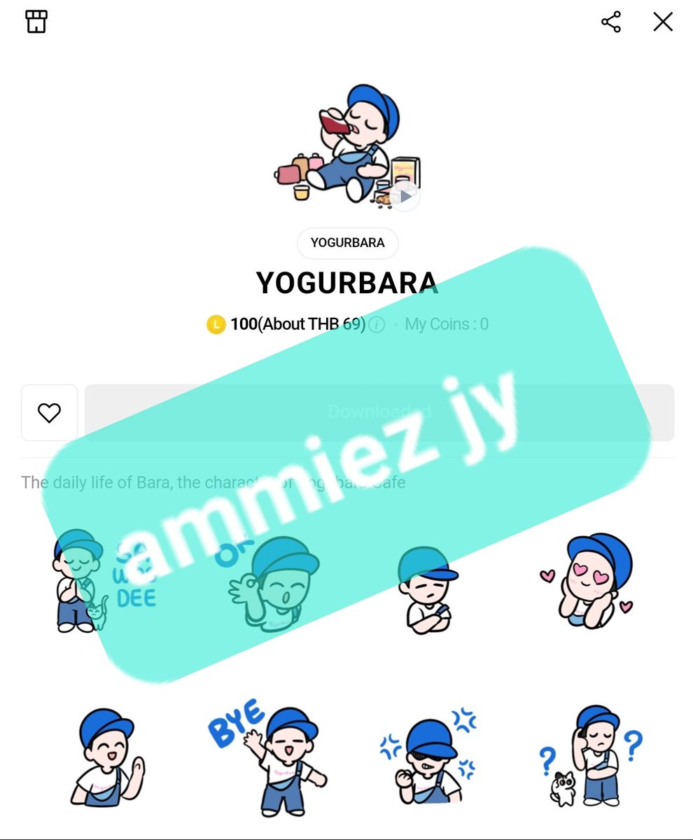 ไปโหลดน้อนกันค่า น่ารักๆ

[YOGURBARA]
line.me/S/sticker/2673…