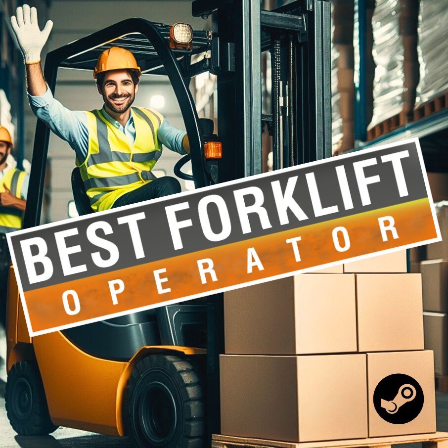 Have you ever had a dream that you want to be the very best, like no one ever was? If so, test your #forklift skills at Best Forklift Operator! 
🍫Find the game on #Steam: tinyurl.com/2pd4ftm7