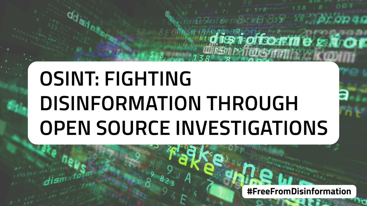 🔎Did you know there is a process of gathering and using information from open sources to shed light on the spread of #fakenews online? Find out more on @RaiPlay👇 raiplay.it/video/2024/05/… #FreeFromDisinformation #VerifiedInformation @IDMO_it