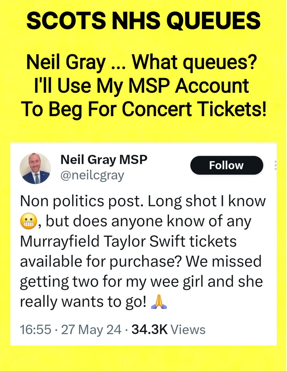@STVNews SCOTS NHS WAITING LIST HITS RECORD HIGH ... It's OK Scotland, Neil Gray has his finger on the pulse 👇 #InactiveSNP
