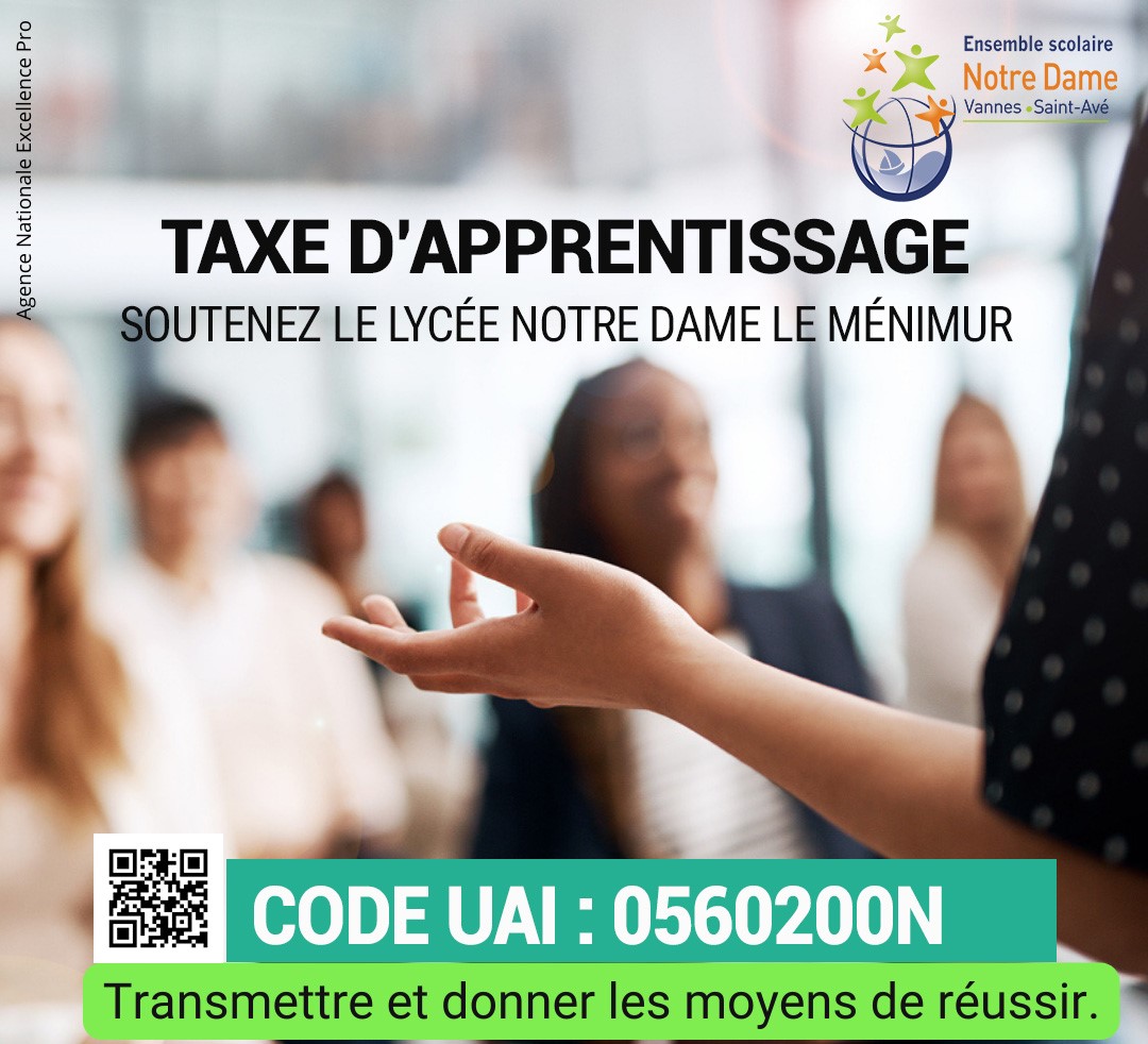 TAXE D'APPRENTISSAGE 2024🤝/ Plus de 160 entreprises nous font confiance chaque année en nous versant la taxe d’apprentissage : investissez dans la formation de vos futurs collaborateurs !
+d'informations👉bit.ly/taESND2024
📢Merci de partager cette publication !