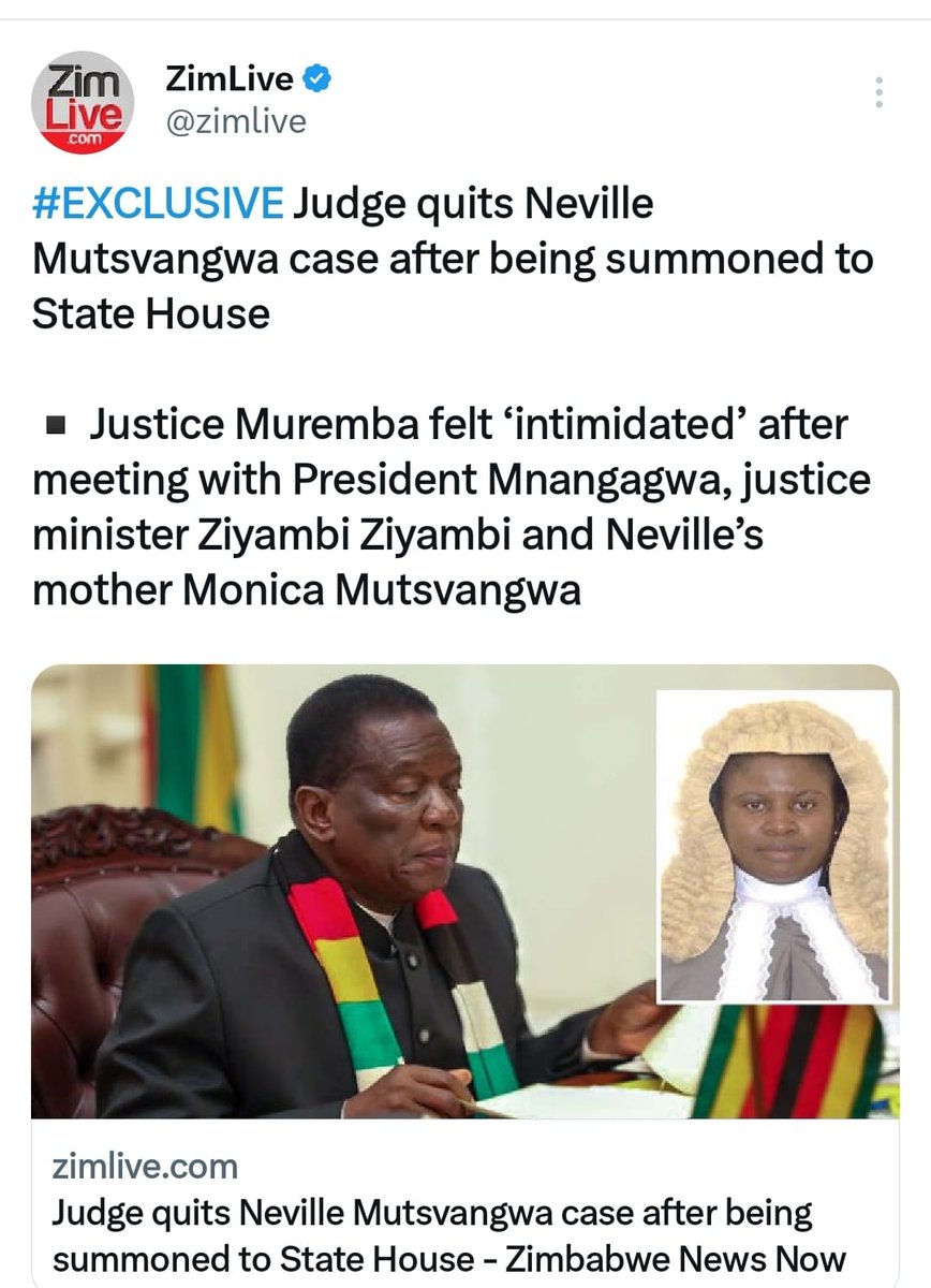 The Judiciary is not independent at all and it will never be under ED and ZANU PF. If they could summon a Judge over Neville Mutsvangwa you can imagine what they would do for an election petition or an opposition political party court case.