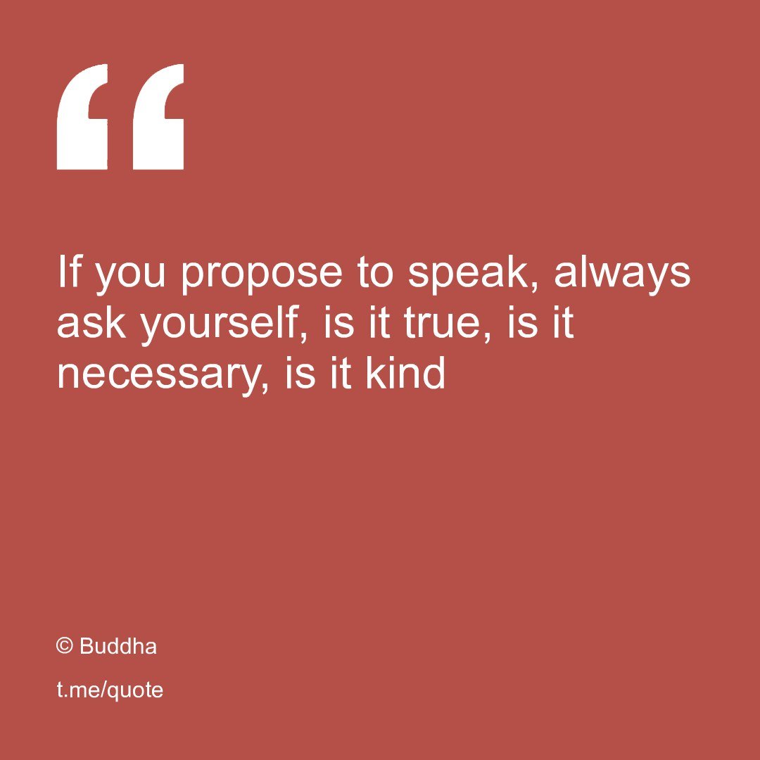 Before you hit tweet: Is it true? Is it necessary? Is it kind?  Words have power, use them wisely. #ThinkBeforeYouTweet #KindnessMatters #BeTheLight ✨