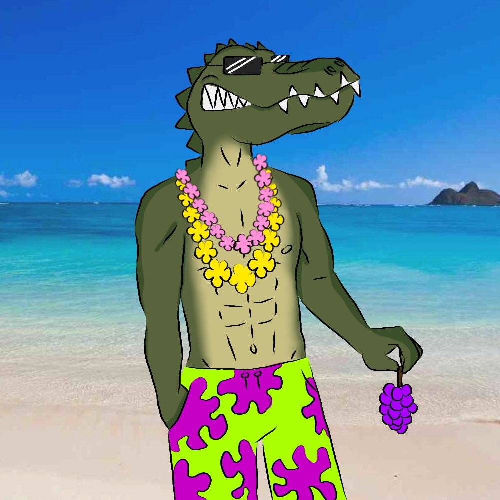 MN tive q postar esse desenho antes Vey skjdjzjdb gostei demais desse( os outros tbm estão maravilhosos viu❤️) fiz ele do jeitinho q foi pedido <a href="/jacarefandeuva/">Jacaré Fã de Uva</a> um homem jacaré com colar do Havaí e adicionei uma uva tbm skznzkzjnx