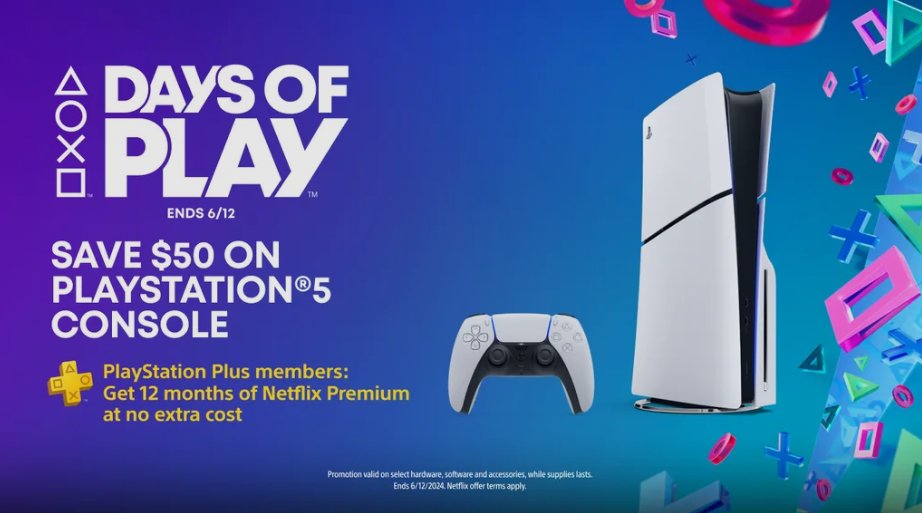 PlayStation Days of Play promo begins May 29th blog.playstation.com/2024/05/28/get… Days of Play sale games list: blog.playstation.com/2024/05/28/day… -New Avatars -PS+ Monthly Games announced -PSVR2 games coming to PS+ Premium -PS2 Classics coming to PS+ Premium -New PS+ Extra titles -WWE 2K24 trial