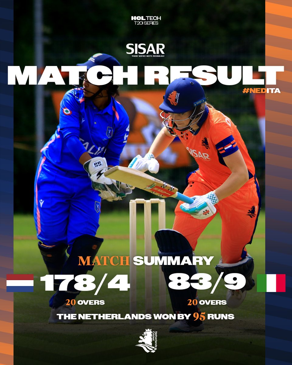 𝗚𝗿𝗲𝗮𝘁 𝗴𝗮𝗺𝗲, 𝗕𝗶𝗴 𝗪𝗶𝗻! 🙌🏼

We enjoyed this game in front of home crowd. Thanks for your support and see you tomorrow 🧡

#kncbcricket #kncbcricketwomen #HCLTech #sisar #Cricket #LiveCricket