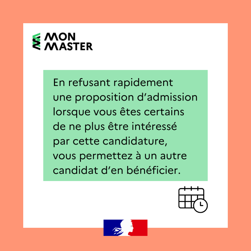 sup_recherche's tweet photo. 📢 #MonMaster | Découvrez les informations qui vous seront utiles lors de la phase d’admission principale qui aura lieu du 4 au 24 juin.

🔴 En cas de besoin, l’équipe Mon Master reste à votre écoute.

Cc @etudiantgouv @sretailleau