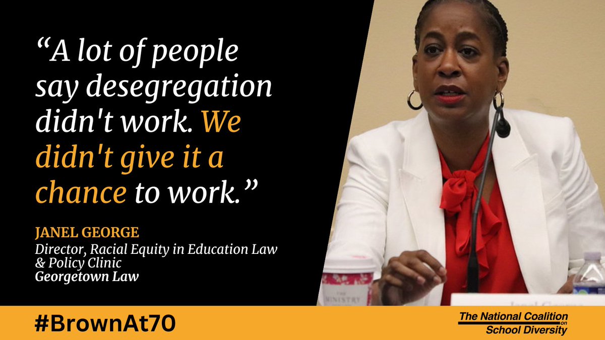 70 years after #BrownvBoard, schools across the country have remained largely segregated by race and class. The fight for educational equity continues. Powerful reminder from @JG4Justice @GeorgetownLaw. #WeAreAllBrown #BrownAt70 #TeachTruth #HonestHistory
axios.com/local/richmond…