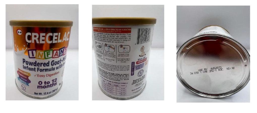 Dairy Manufacturers Inc. Issues Voluntary Recall of Products Due to Non-Compliance with Requirements Under the 21 CFR 106.110 New Infant Formula Registration fda.gov/safety/recalls…