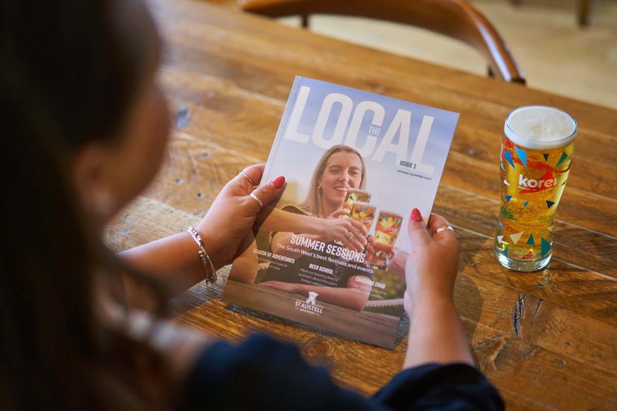 St Austell Brewery (@staustellbrew) on Twitter photo We’re excited to introduce our new magazine, featuring all the latest news about our beers, pubs and what’s been happening behind the scenes.
The Local is free to pick up in our managed pubs South West now.
Read online here: yumpu.com/en/document/re…
<a href="/SaltMedia_Tweet/">Salt Media</a> We’re excited to introduce our new magazine, featuring all the latest news about our beers, pubs and what’s been happening behind the scenes.
The Local is free to pick up in our managed pubs South West now.
Read online here: yumpu.com/en/document/re…
<a href="/SaltMedia_Tweet/">Salt Media</a>