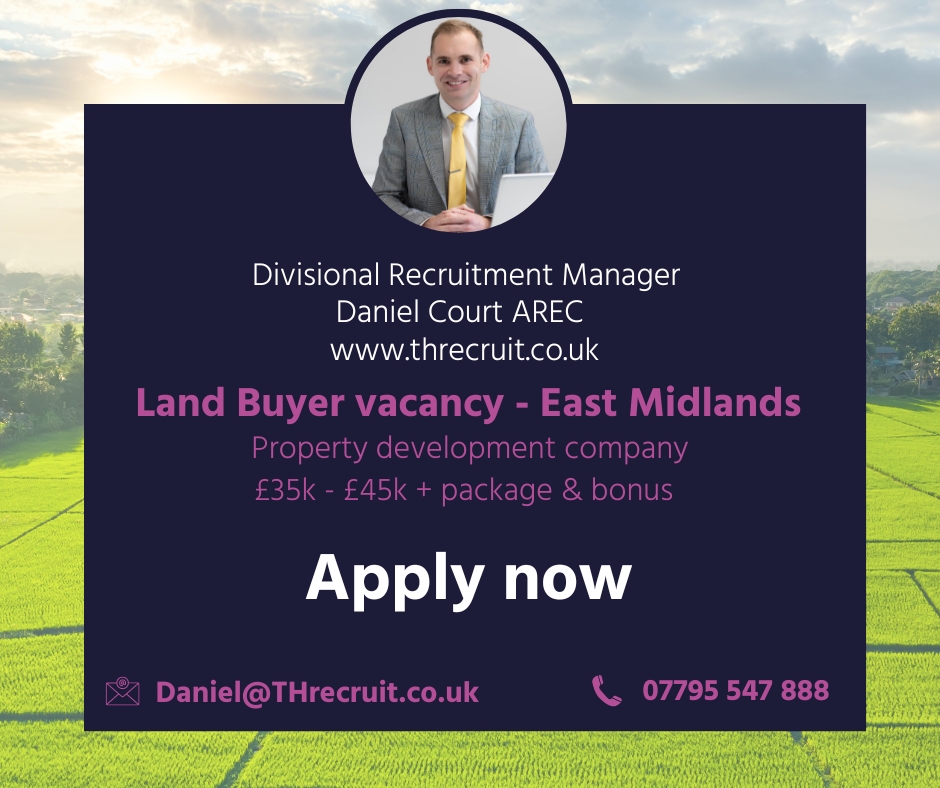 TH Recruit (@taylorherrickrc) on Twitter photo Exciting #LandBuyer opportunity! Join an innovative property development company in the #EastMidlands as a Land Buyer/Land Manager. Competitive salary, hybrid working, and great benefits. Apply now! ππ± Contact Daniel at daniel@THrecruit.co.uk or 07795 547 888. #JobOpportunity Exciting #LandBuyer opportunity! Join an innovative property development company in the #EastMidlands as a Land Buyer/Land Manager. Competitive salary, hybrid working, and great benefits. Apply now! ππ± Contact Daniel at daniel@THrecruit.co.uk or 07795 547 888. #JobOpportunity