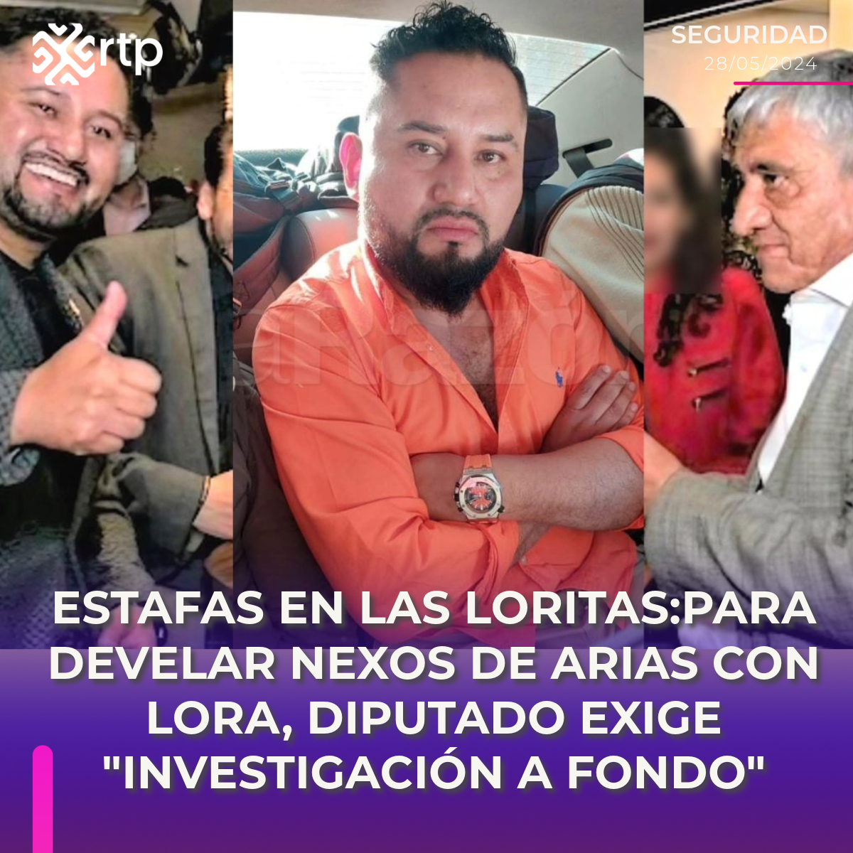 #RTPInforma 
🔴🔴🔴 Luego de conocer la aprehensión del gerente de #LasLoritas #HaroldLora, en sus redes sociales el diputado de #ComunidadCiudadana, Alejandro Reyes, enfatiza en que se investigue al alcalde de #LaPaz #IvánArias por las construcciones fuera de norma en la que se