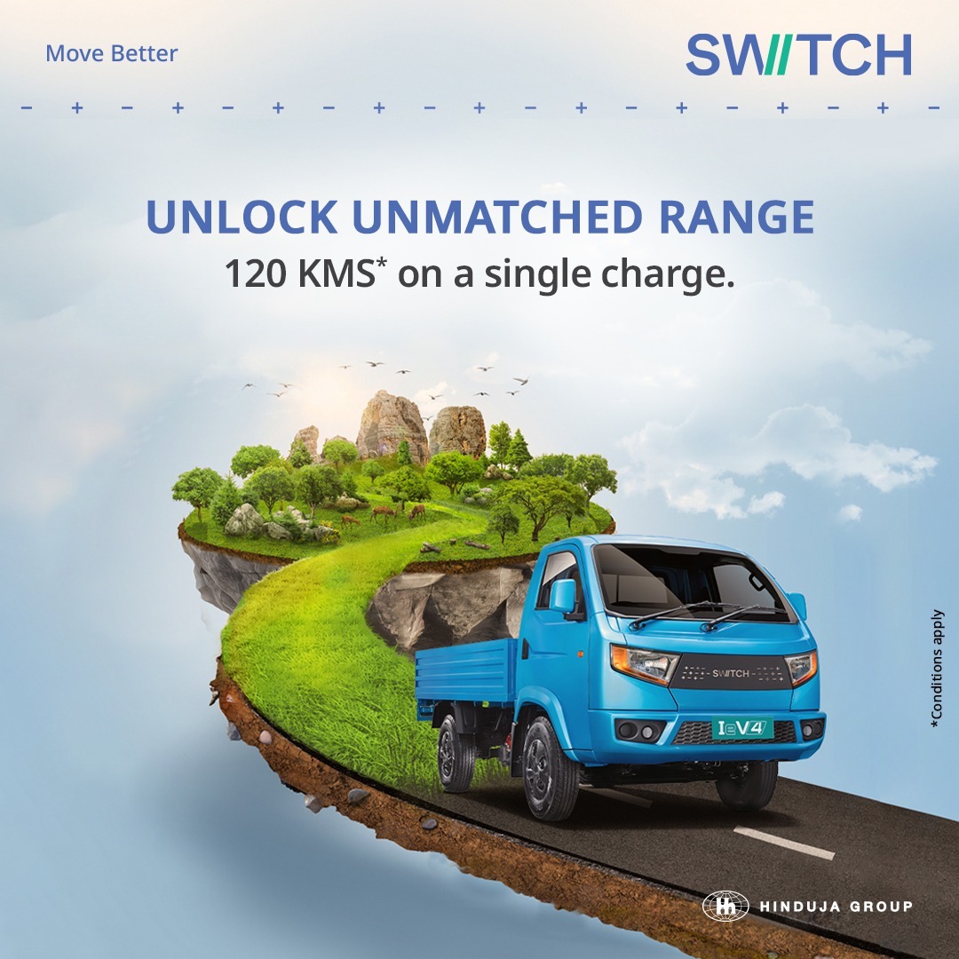 Elevate your driving experience with SWITCH IeV4's exceptional 120 kms range on a single charge, empowering you to go the extra mile.

#SwitchMobility #ElectricVehicles #MoveBetter #EcoFriendly #ZeroEmissions #FutureOfMobility #EVRevolution #SwitchingToSwitch #EVRange