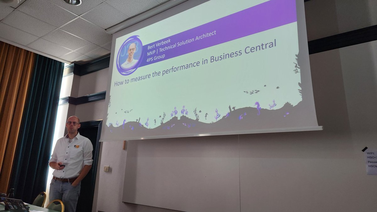 My colleague @bertverbeek talking about performance in #msdyn365bc and how to make sure you keep it on track at @dynamicsminds #mvpbuzz
