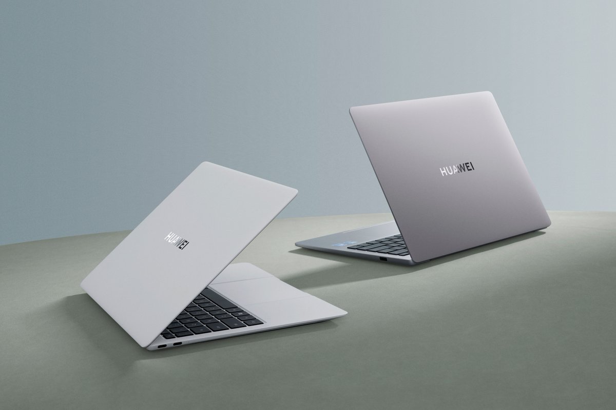 HuaweiMobile's tweet image. Presenting to you the latest #HUAWEIMateBookXPro in an elegant white and #HUAWEIMateBook14 in a refreshing green hue, inspired by the beauty of nature. Let's begin a creative journey together! #CreationOfBeauty
