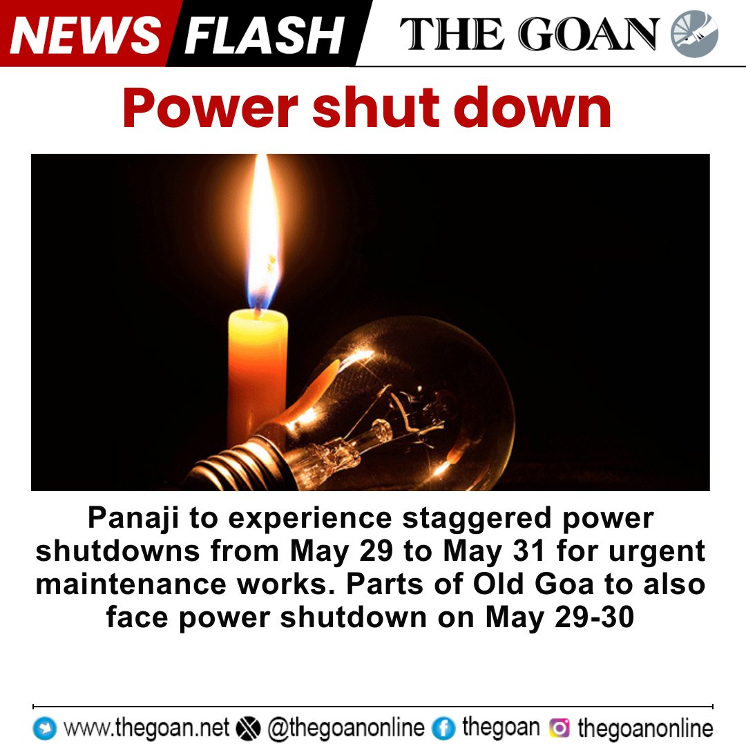 Power shut down

#Goa #BreakingNews #Panaji