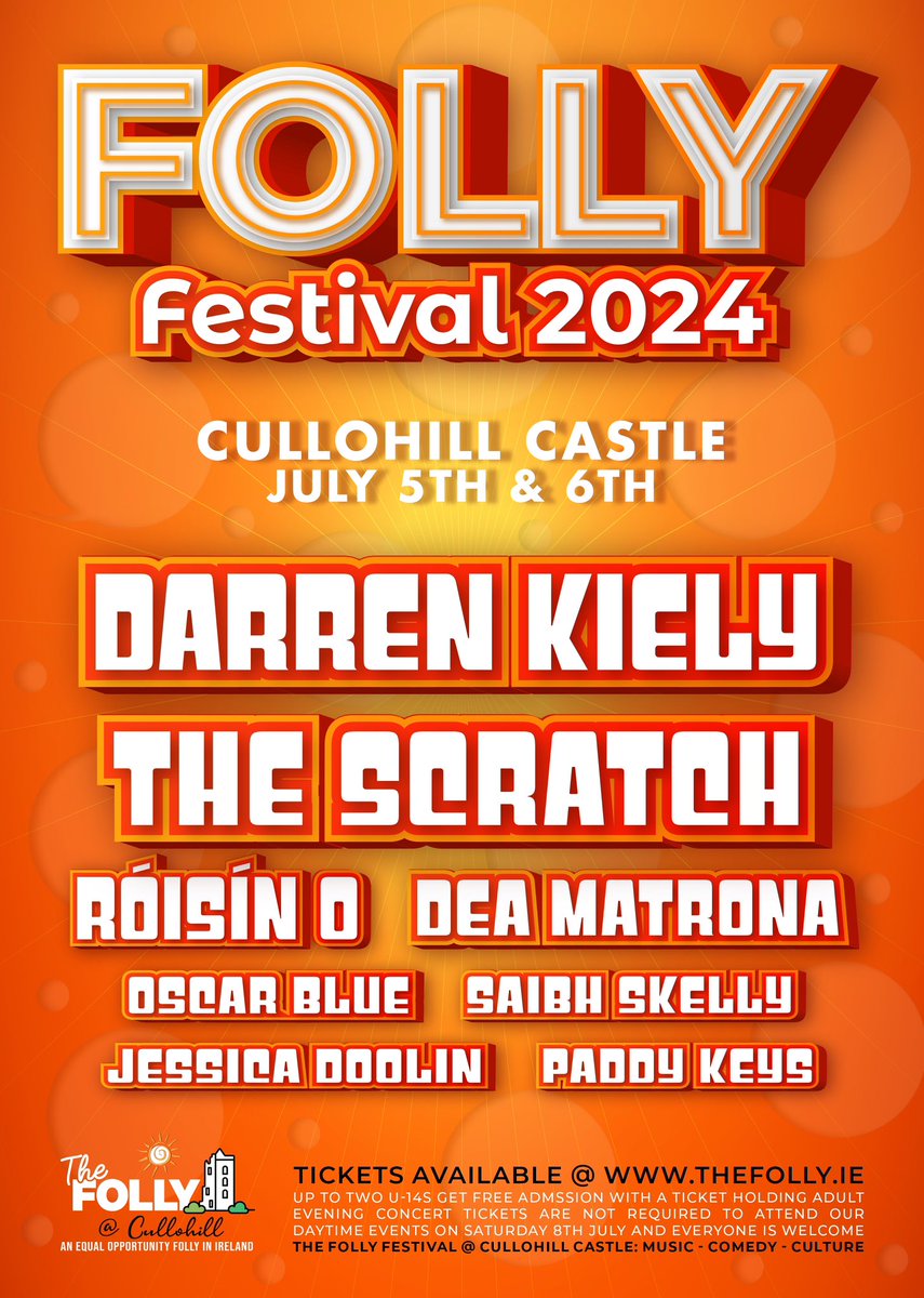 Looking forward to headlining The Folly this Summer!