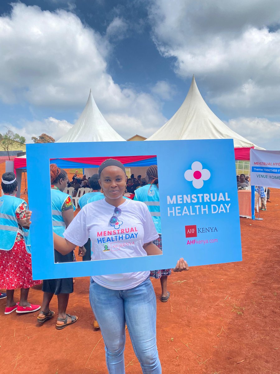Let's normalize conversations about menstrual hygiene and break the taboo surrounding periods. It's a natural part of life that deserves attention and care.#EndTheStigma
#MenstruationMatters
#MenstrualHealthDay
#PeriodPositive 
#WeAreCommitte
@ahfkenya
@ahfafrica
@AYARHEP_KENYA
