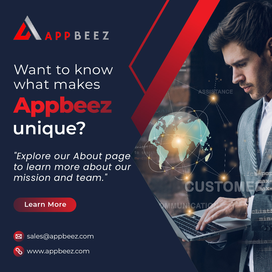 Appbeezinfotech's tweet photo. Want to know what makes Appbeez unique? 
Explore our About page to learn more about our mission and team. 

https://t.co/gecOtC4HvC 

 #CompanyCulture #Innovation #OurJourney https://t.co/Rv5mcUgQhp