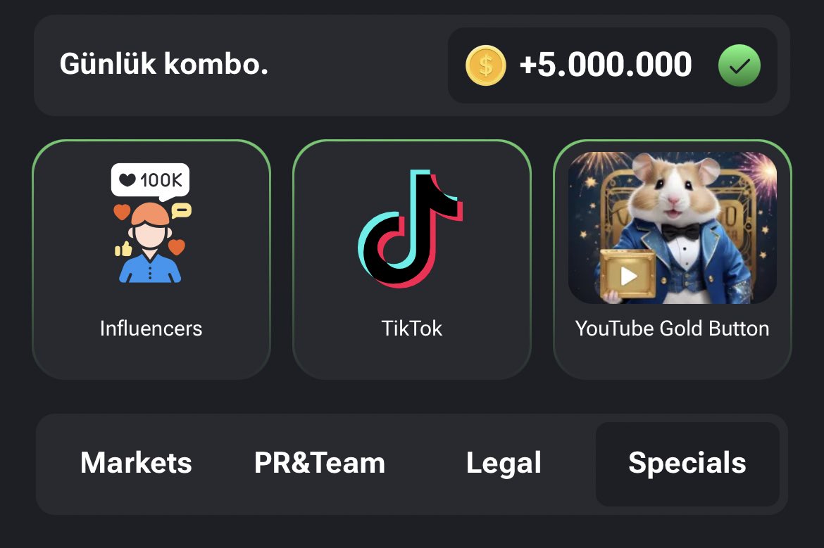 28 MAYIS SALI günü #HamsterKombat cevapları 🫡🚨 Hemen kartları yükselterek 5M ödülünüzü alın ♥️ Bu arada #Hamster_Kombat sayı olarak #Notcoin ‘i geçtiğini biliyor musunuz?😎 #airdropcommunity #AirDrop #AirdropSeason