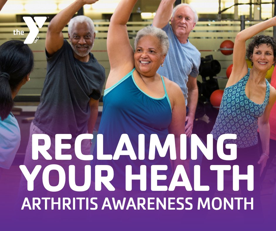 May is #ArthritisAwarenessMonth, and the Y wants to help individuals with arthritis reclaim their health with our Active Older Adult group exercise programs. Learn more at KansasCityYMCA.org/group-classes-….