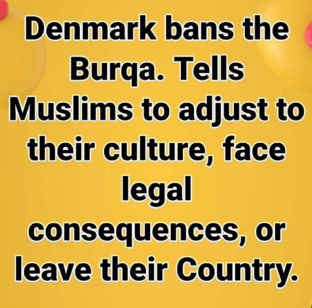 Should the UK 🇬🇧 Follow suit and BAN the Burqa….. Yes or No?