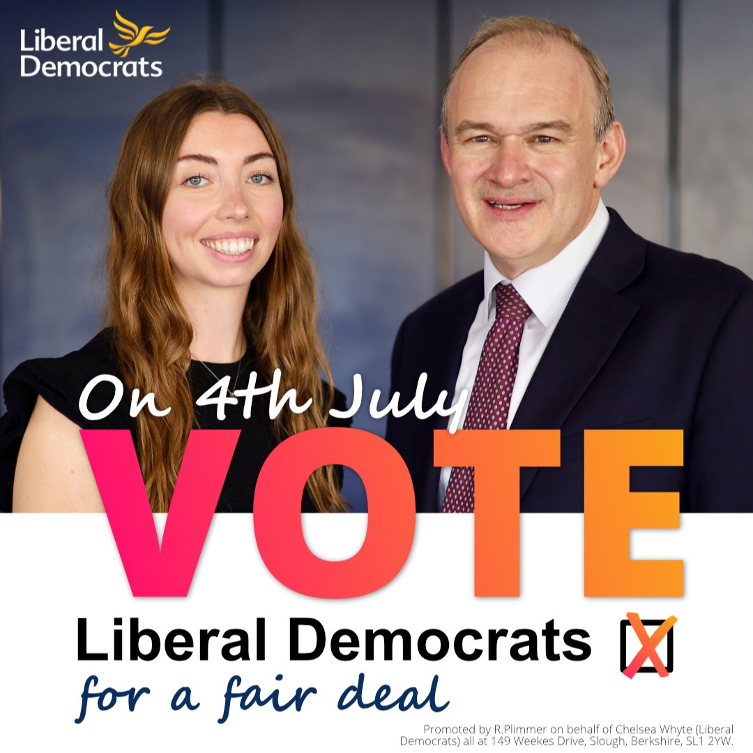Votes will be cast on the 4 July to elect the next MP for #Slough. While this is a national election, who we elect will have implications on an international scale. The <a href="/LibDems/">Liberal Democrats</a> are the only party that has been campaigning for an immediate ceasefire in Gaza since Oct 2023. 1/2